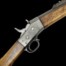 Late 19th century Swedish .50 cal. rolling block centre fire Remington rifle