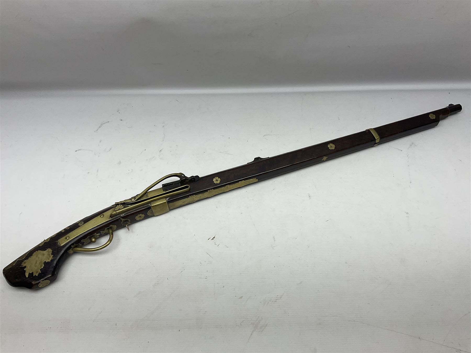 Japanese matchlock musket approximately .45 cal. - Image 20 of 25