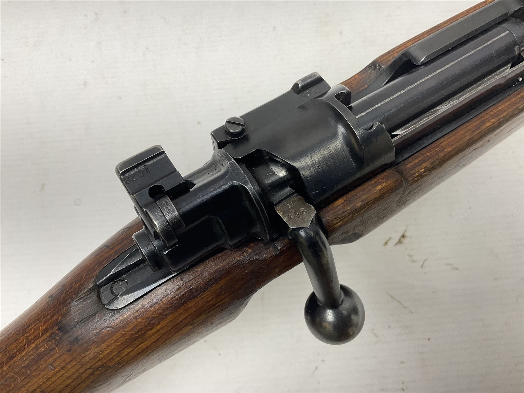 FIREARMS CERTIFICATE REQUIRED - BLANK FIRING Mauser 792 by 57 Mod.98 bolt action rifle marked BYF 41 - Image 7 of 28