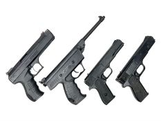 Four air pistols - Westlake Model XHS3 spring action .22 cal. serial no.0504839; G10 Repeater .177 c