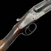 SHOTGUN CERTIFICATE REQUIRED - Late 19th century H. Akrill of Beverley 12-bore side-by-side sidelock