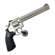 Smith and Wesson Model 686-8 .177 air pistol with satin finish