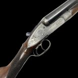 SHOTGUN CERTIFICATE REQUIRED - Thomas Horsley & Sons York 16-bore by 2 1/2" double barrel side-by-si