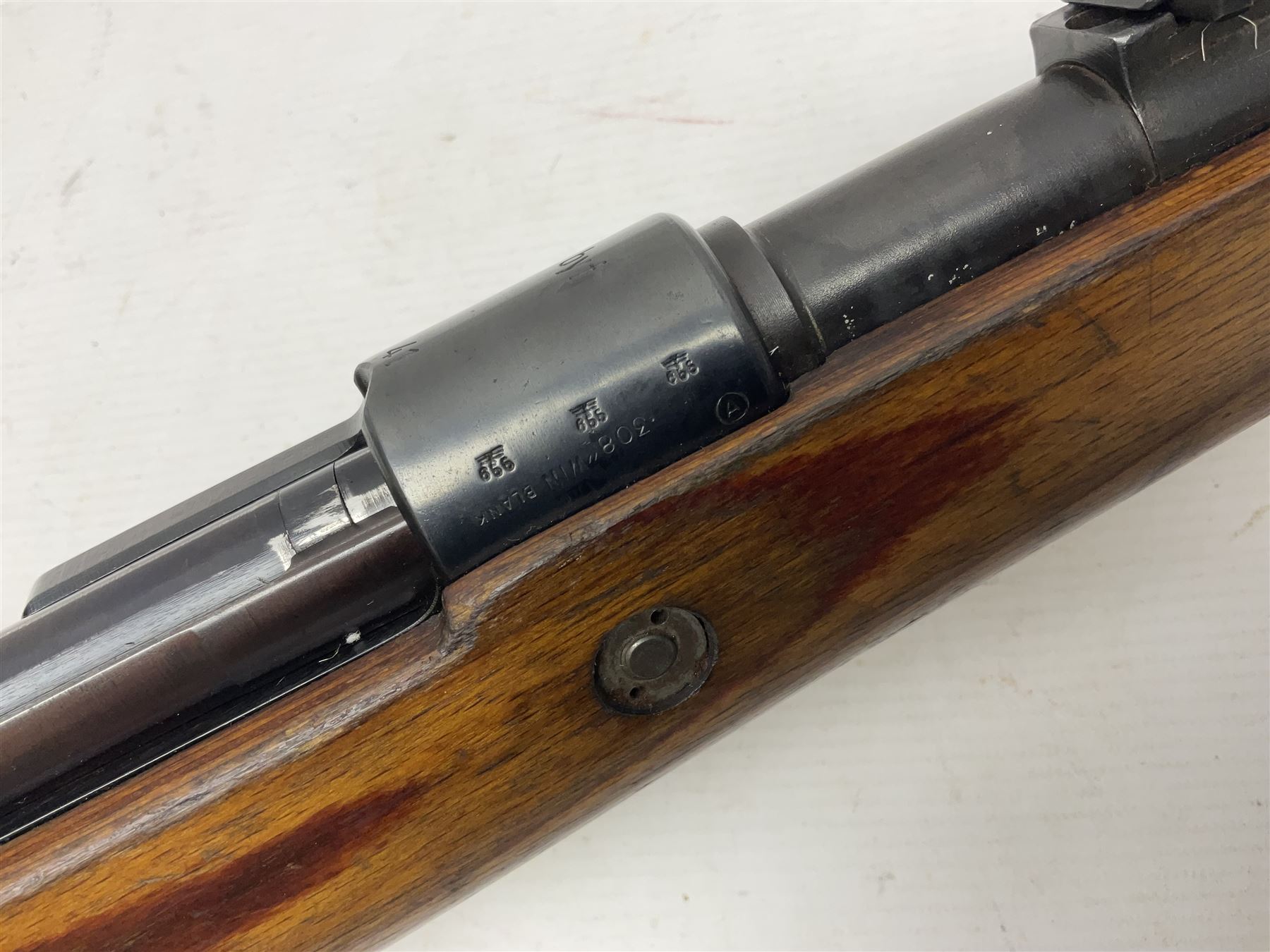 FIREARMS CERTIFICATE REQUIRED - BLANK FIRING Mauser 792 by 57 Mod.98 bolt action rifle marked BYF 41 - Image 13 of 28