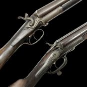 SHOTGUN CERTIFICATE REQUIRED - 19th century John Adams of London 12-bore double barrel side-by-side