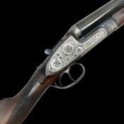 SHOTGUN CERTIFICATE REQUIRED - Spanish Laurona 12-bore double barrel side-by-side sidelock ejector s