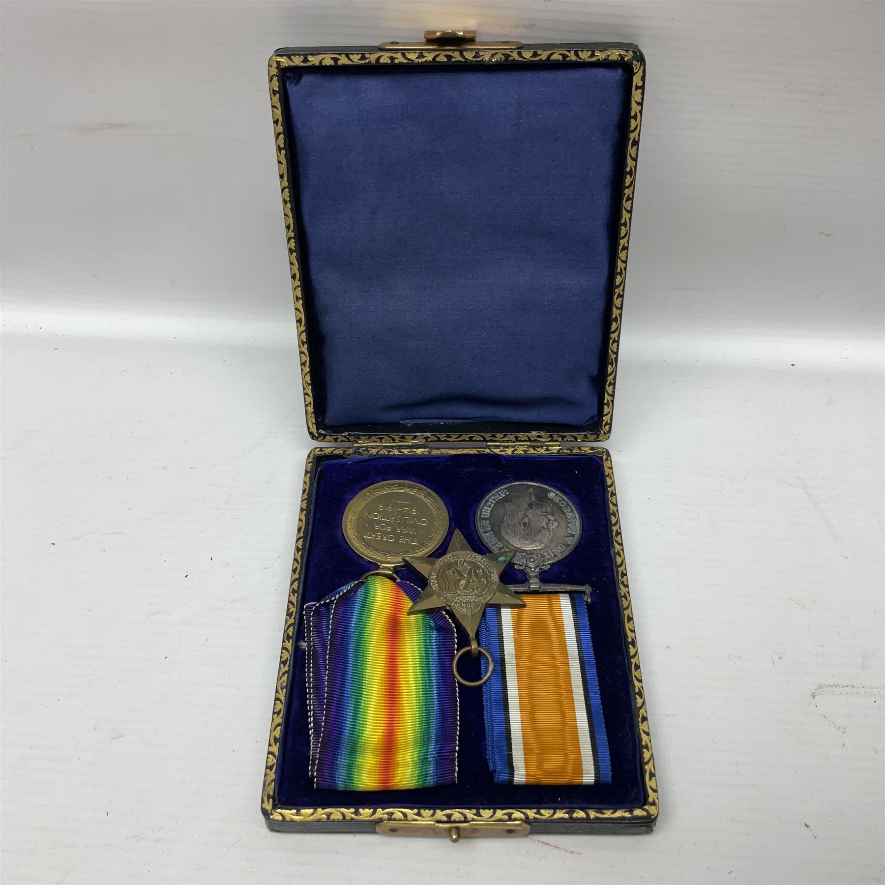 WWI pair of medals comprising British War Medal and Victory Medal awarded to 12-1379 Pte. H. Marshal - Image 16 of 18