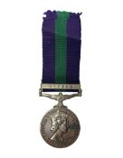 Elizabeth II General Service Medal with Cyprus clasp awarded to 5042223 A.C.2 W. Whitfield RAF; with