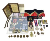 WWI group of four miniature medals comprising British War Medal