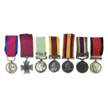Seven copies of early medals - Waterloo
