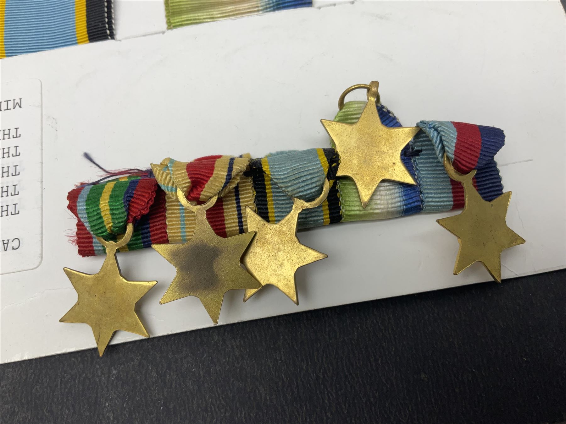 Representative display of WWII Campaign stars comprising 1939-1945 Star - Image 12 of 13