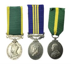 Territorial Efficiency Medal awarded to 2036048 Spr F.A. Furnell R.E.; Territorial Force Efficiency