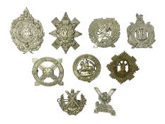 Nine Scottish glengarry badges - 6th Fifeshire Volunteer Battalion Black Watch