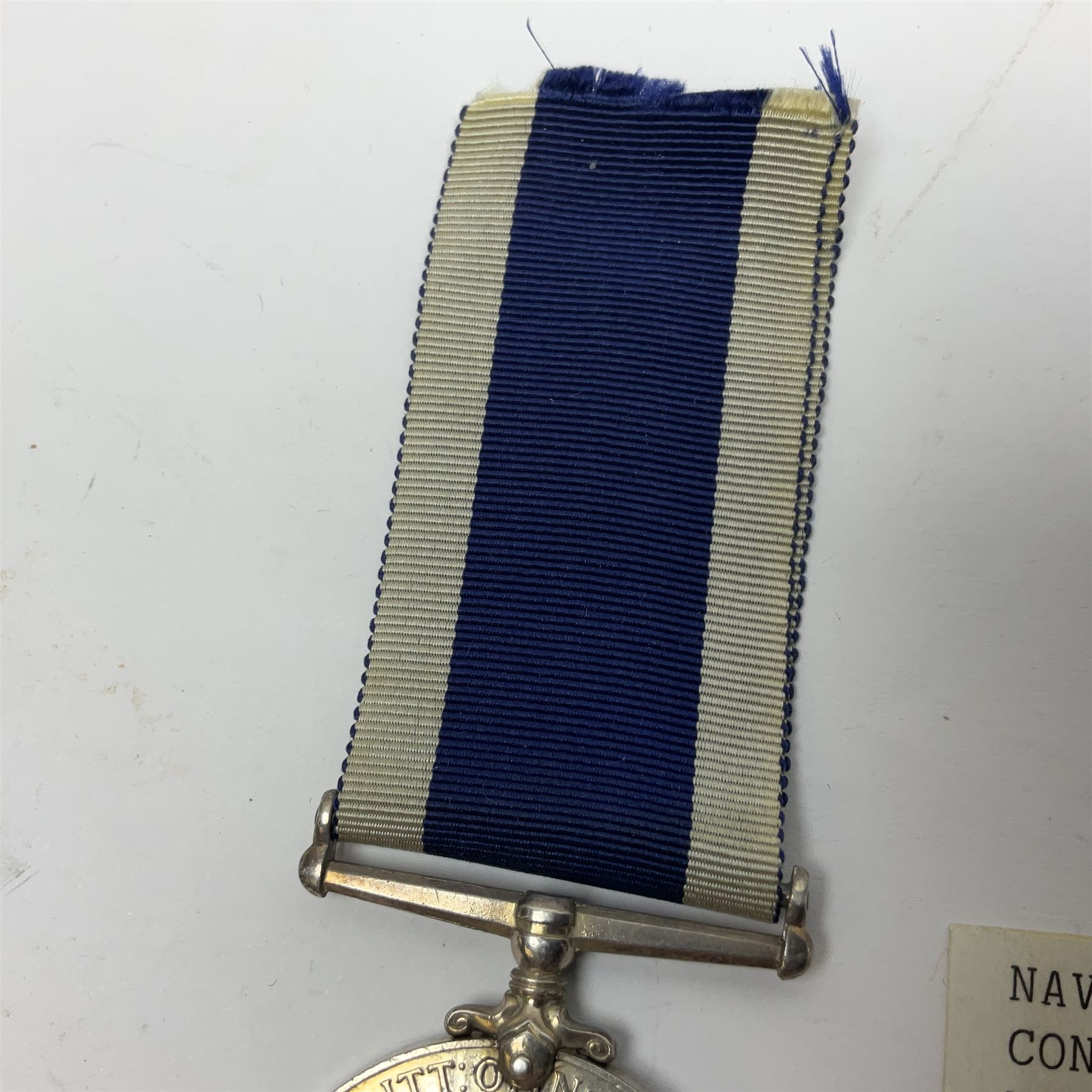 George V Naval Long Service and Good Conduct Medal awarded to K19570 J.L. Honeysett L. Sto. H.M.S. R - Image 11 of 15