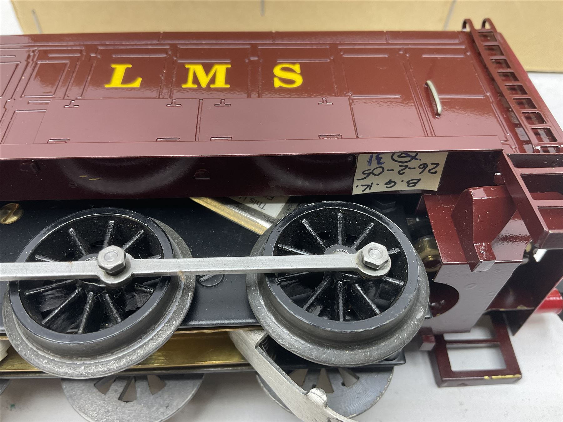 Ray Cooper '0' gauge - Directory Series LMS 0-6-0 diesel shunting locomotive No.7098; in plain brown - Image 10 of 12