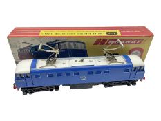 Hornby Dublo - 2-rail Class AL-1 Electric pantograph locomotive in BR blue; in Tony Cooper box dated