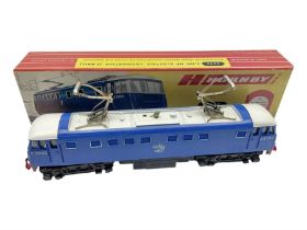 Hornby Dublo - 2-rail Class AL-1 Electric pantograph locomotive in BR blue; in Tony Cooper box dated