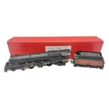 Hornby Dublo - 3-rail Canadian Pacific 4-6-2 locomotive No.1215 with tender; in black with 'Canadian