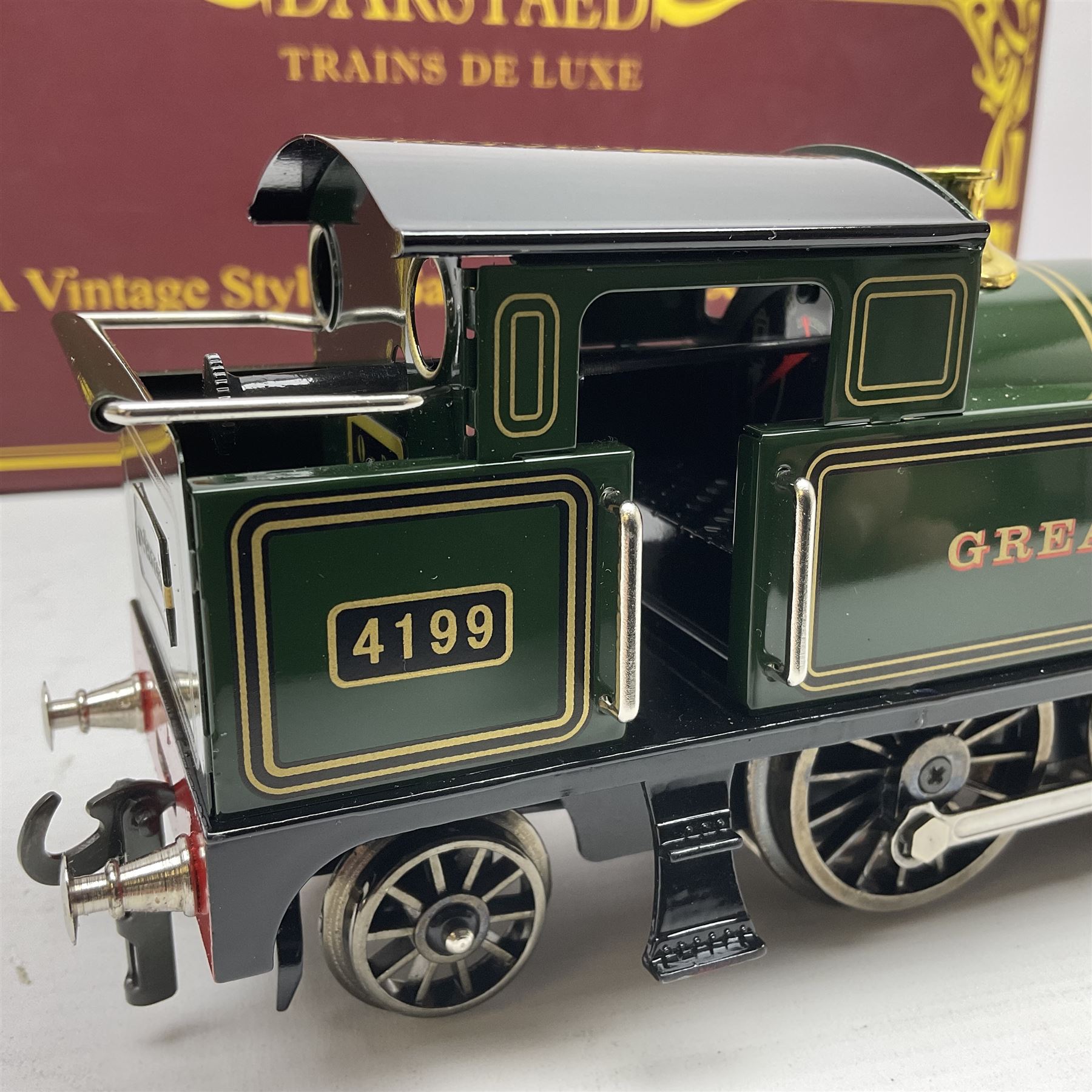 Darstaed '0' gauge - Great Western 2-6-2 tank locomotive No.4199; boxed with original packaging and - Image 9 of 17