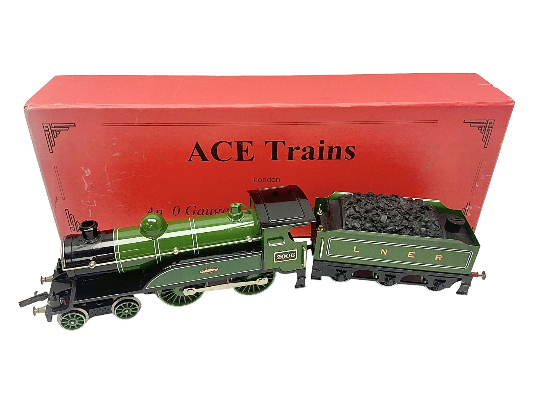 Ace Trains '0' gauge - E3 '2006 Celebration Class' 4-4-0 tender locomotive No.2006 in LNER green; bo