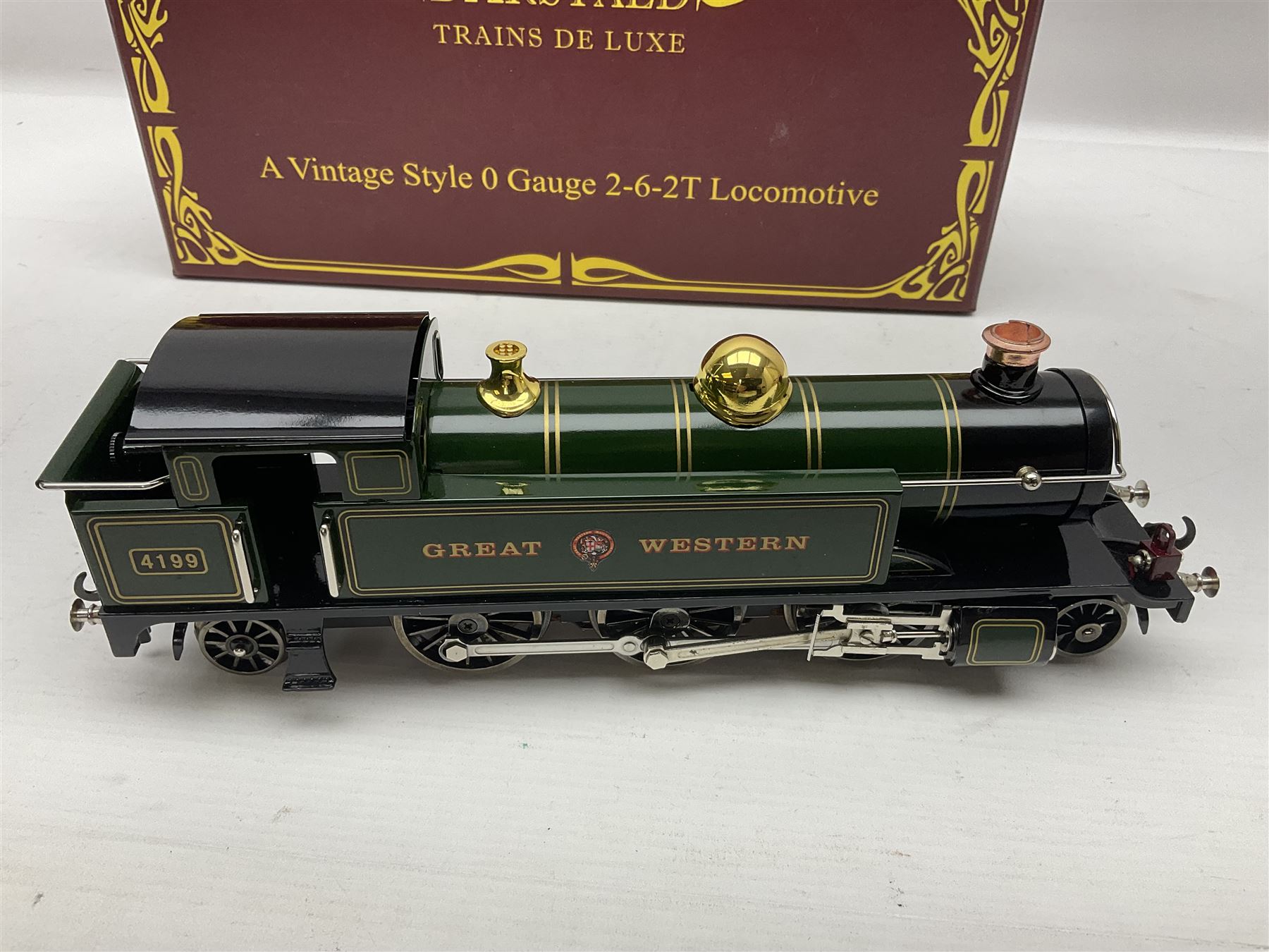 Darstaed '0' gauge - Great Western 2-6-2 tank locomotive No.4199; boxed with original packaging and - Image 10 of 17