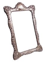Modern silver dressing table mirror