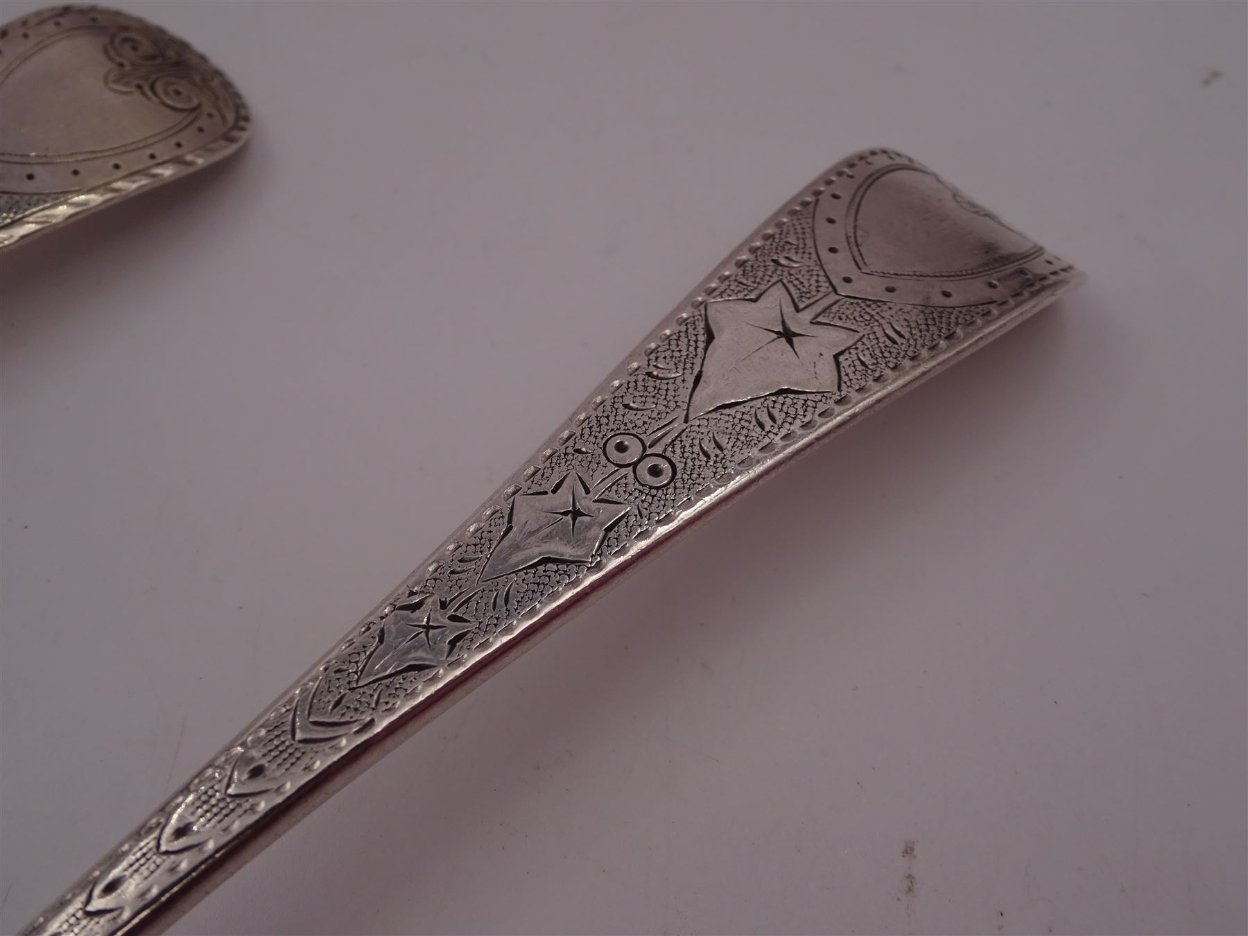George IV silver fruit serving spoon - Image 6 of 8
