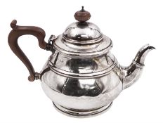 1930s silver teapot