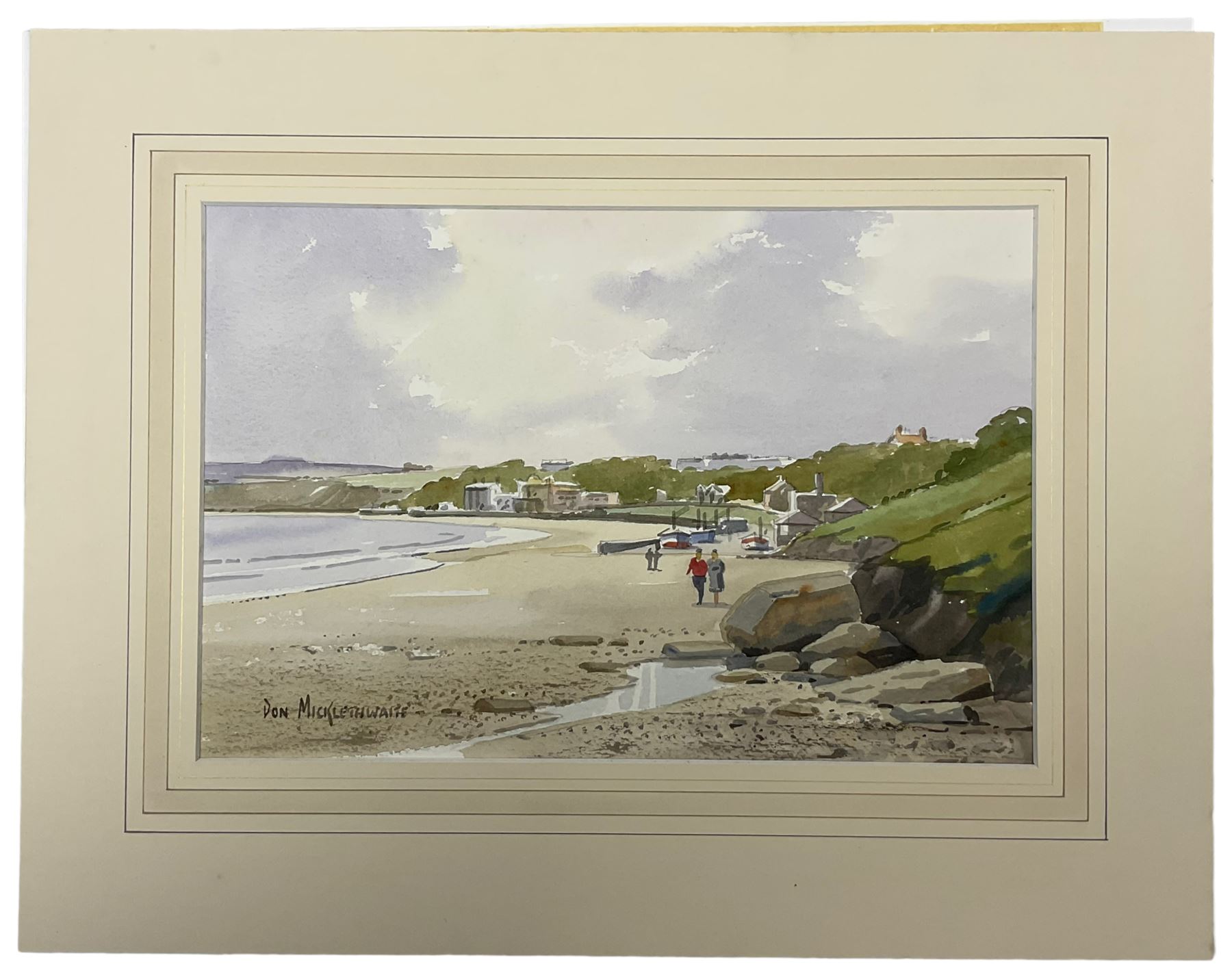 Don Micklethwaite (British 1936-): Coble Landing Filey - Image 3 of 3