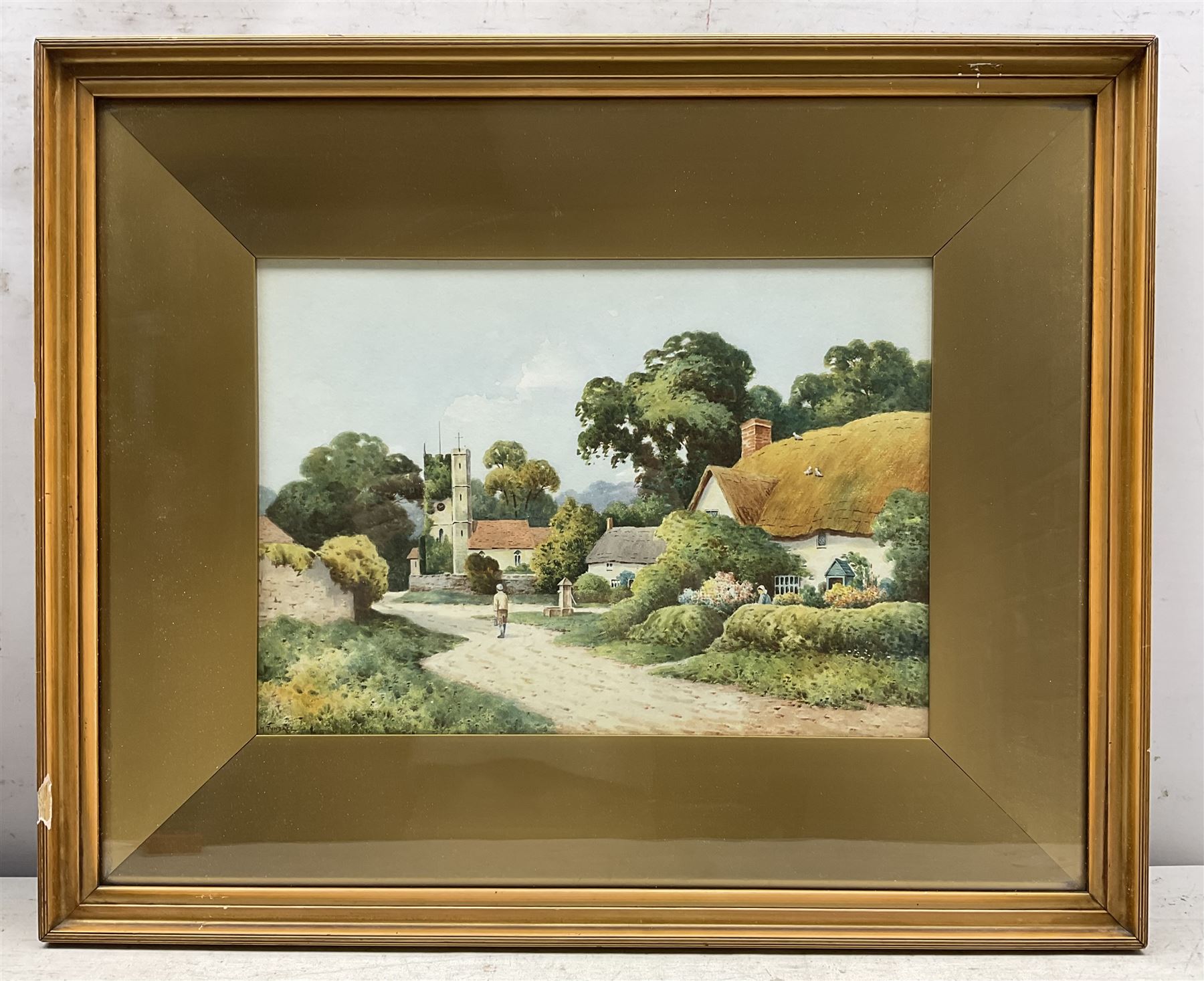 F H Tyndale (British 19th Century): Village Scenes - Image 2 of 7