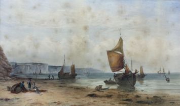 John Francis Branegan (British 1843-1909): 'Near Broadstairs'