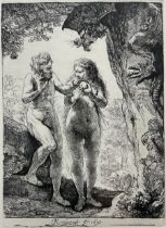 After Rembrandt (Dutch 1606-1669): 'Adam and Eve'