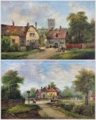Alfred Henry Vickers (British 1834-1919): Rural Village Scenes