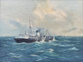L R Herrick (British 20th century): Kinston Peridot Hull Trawler