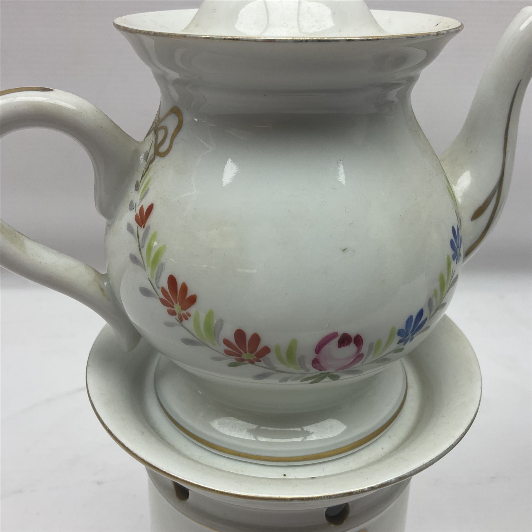 Two 19th century continental teapots and warmers - Image 17 of 25