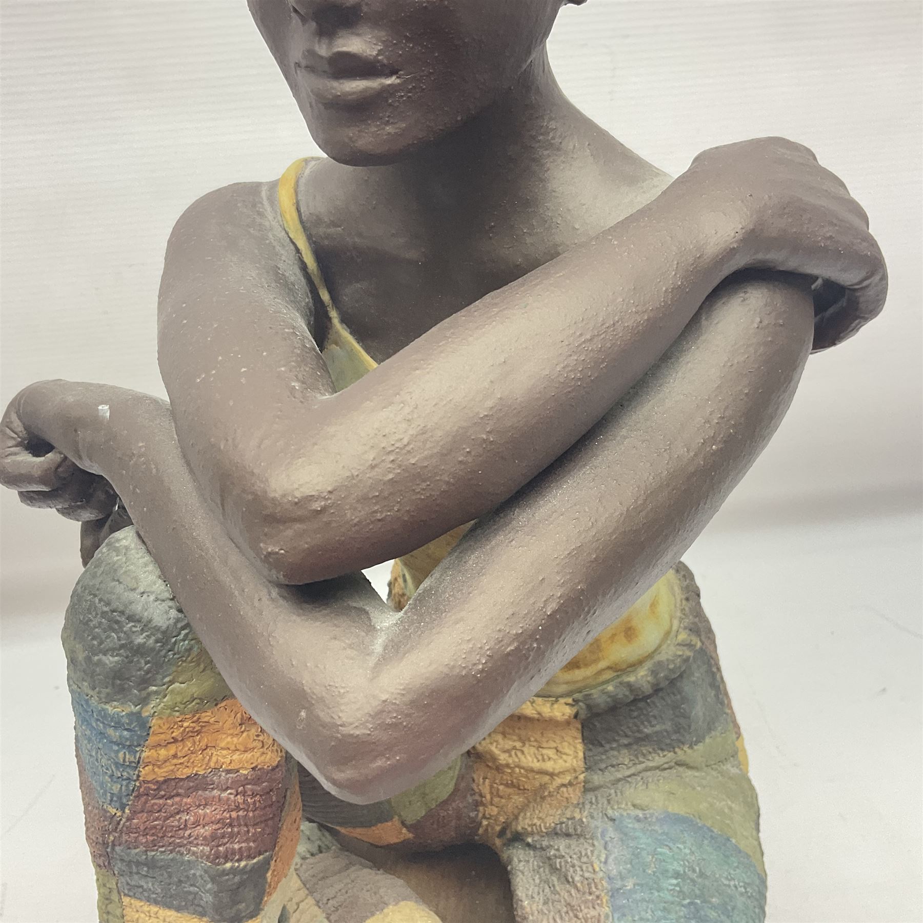 Composite bronzed sculpture - Image 5 of 13