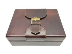 Rolex brown leather box