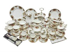 Royal Albert Old Country Roses pattern coffee service for six