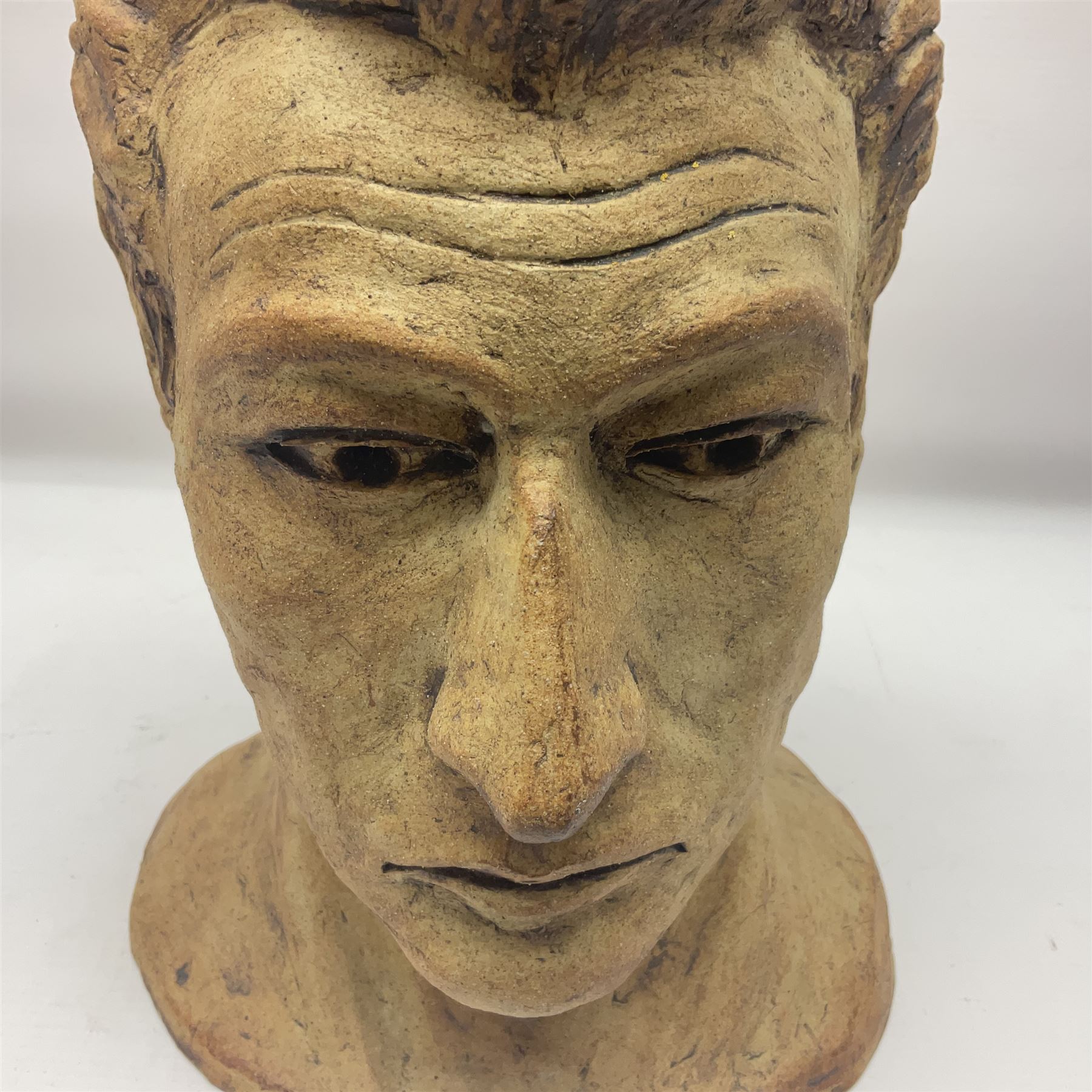 Studio Pottery bust - Image 3 of 8