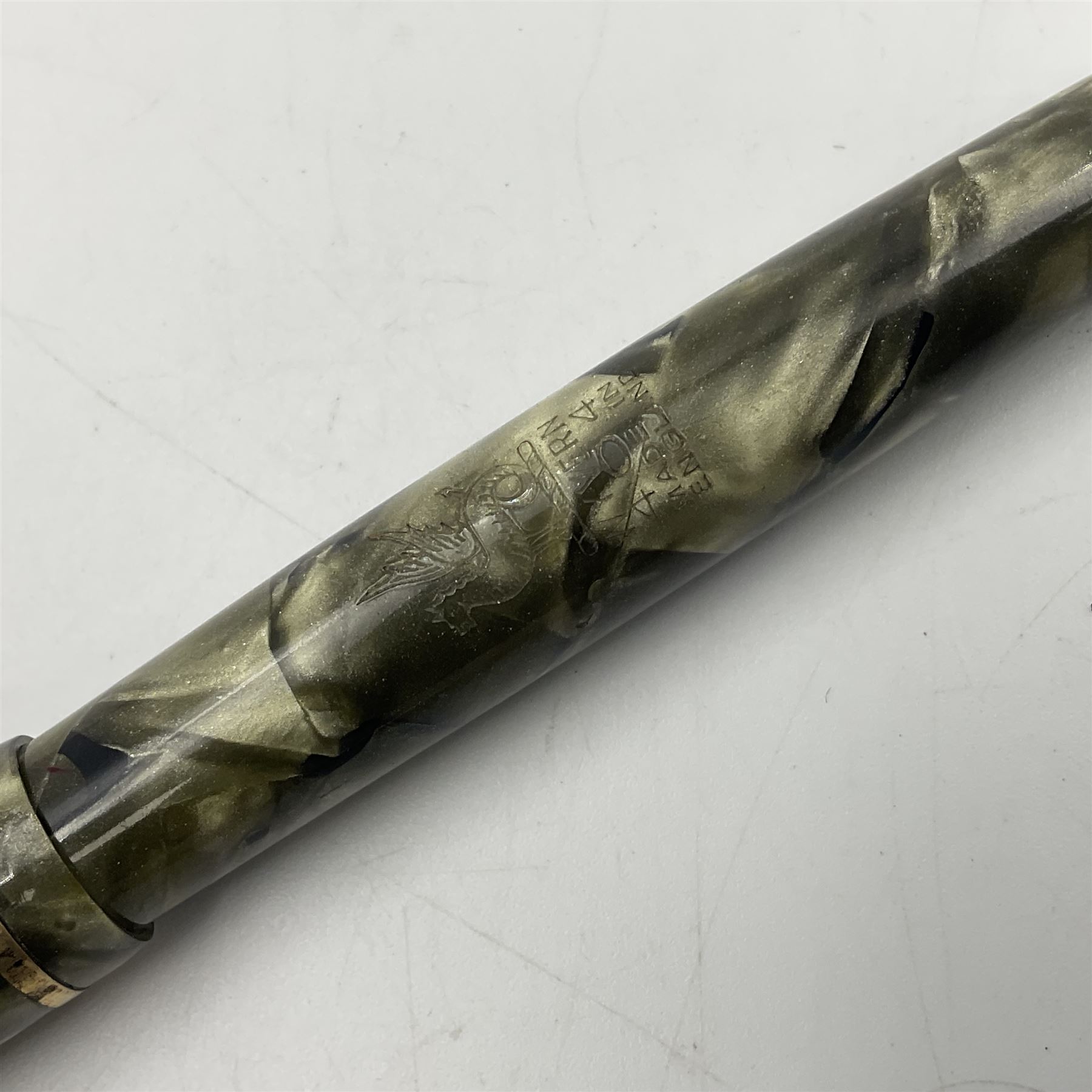 Seven marbleised fountain pens - Image 14 of 21