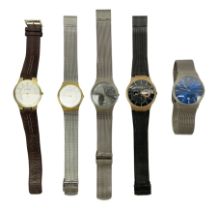 Five Skagen wristwatches