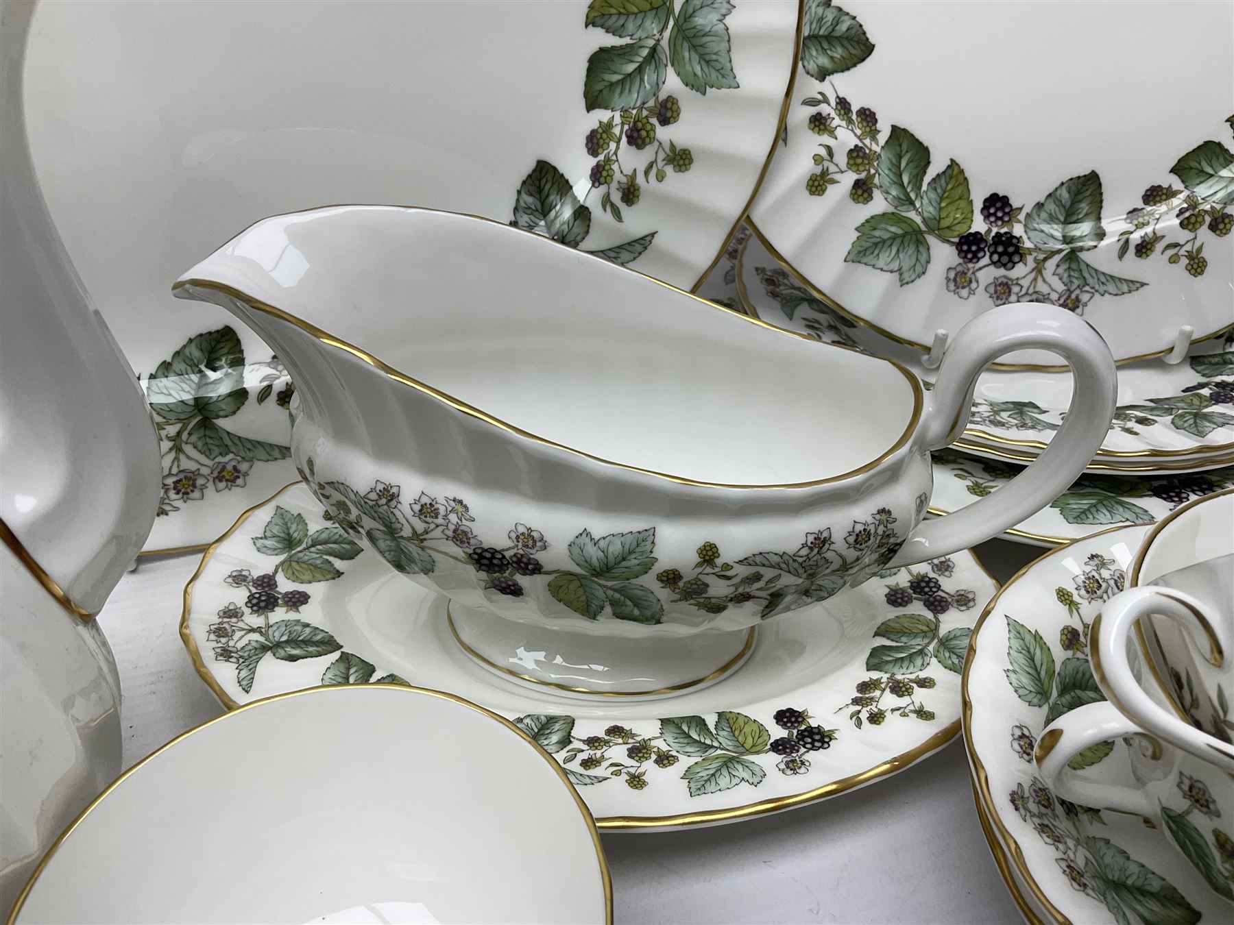 Royal Worcester Lavinia pattern dinner and tea wares comprising coffee pot - Image 13 of 18