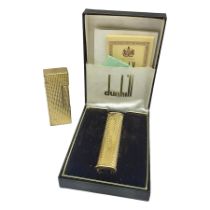 Dunhill gold plated dress lighter