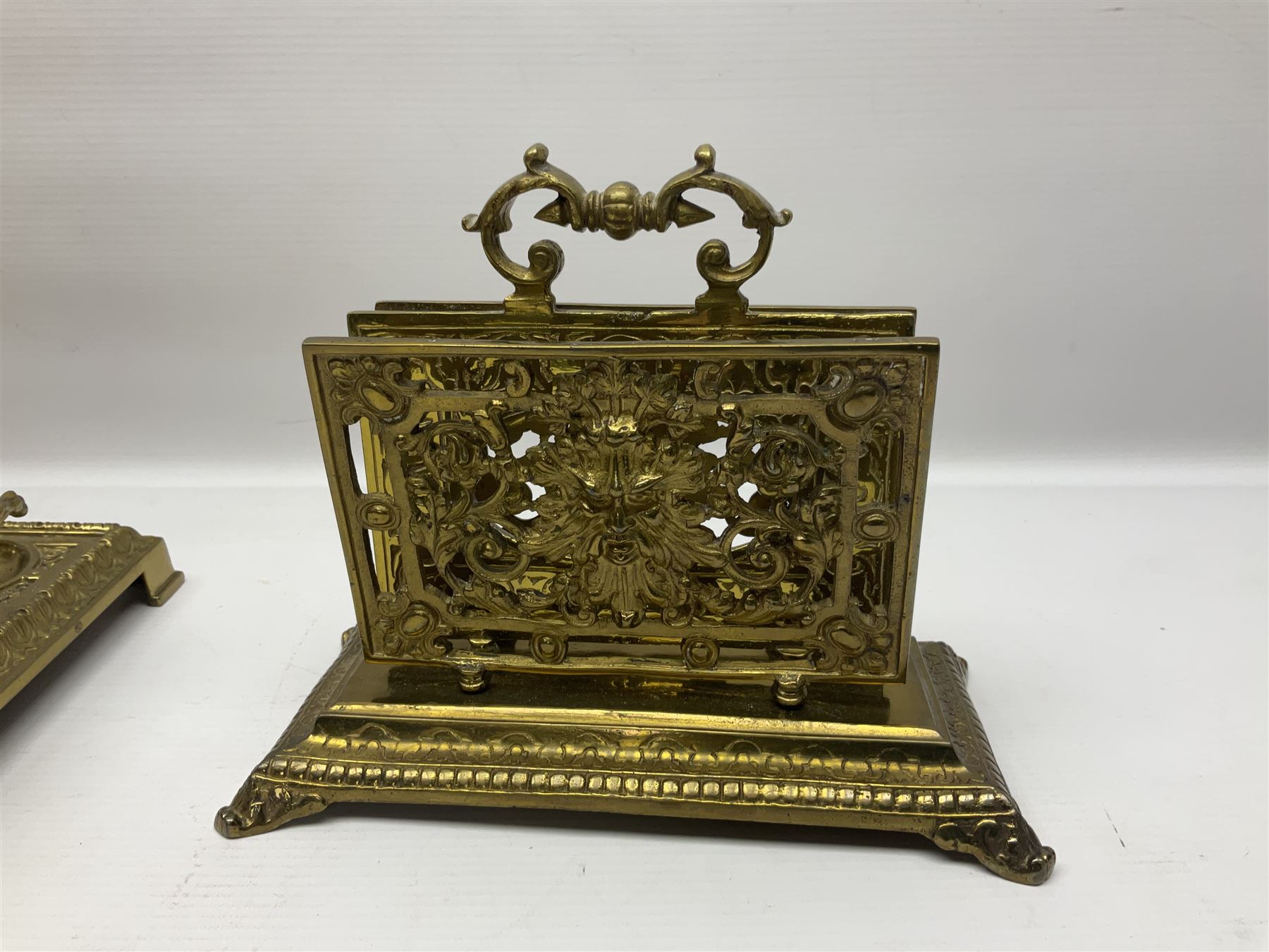 Brass desk stand - Image 8 of 10