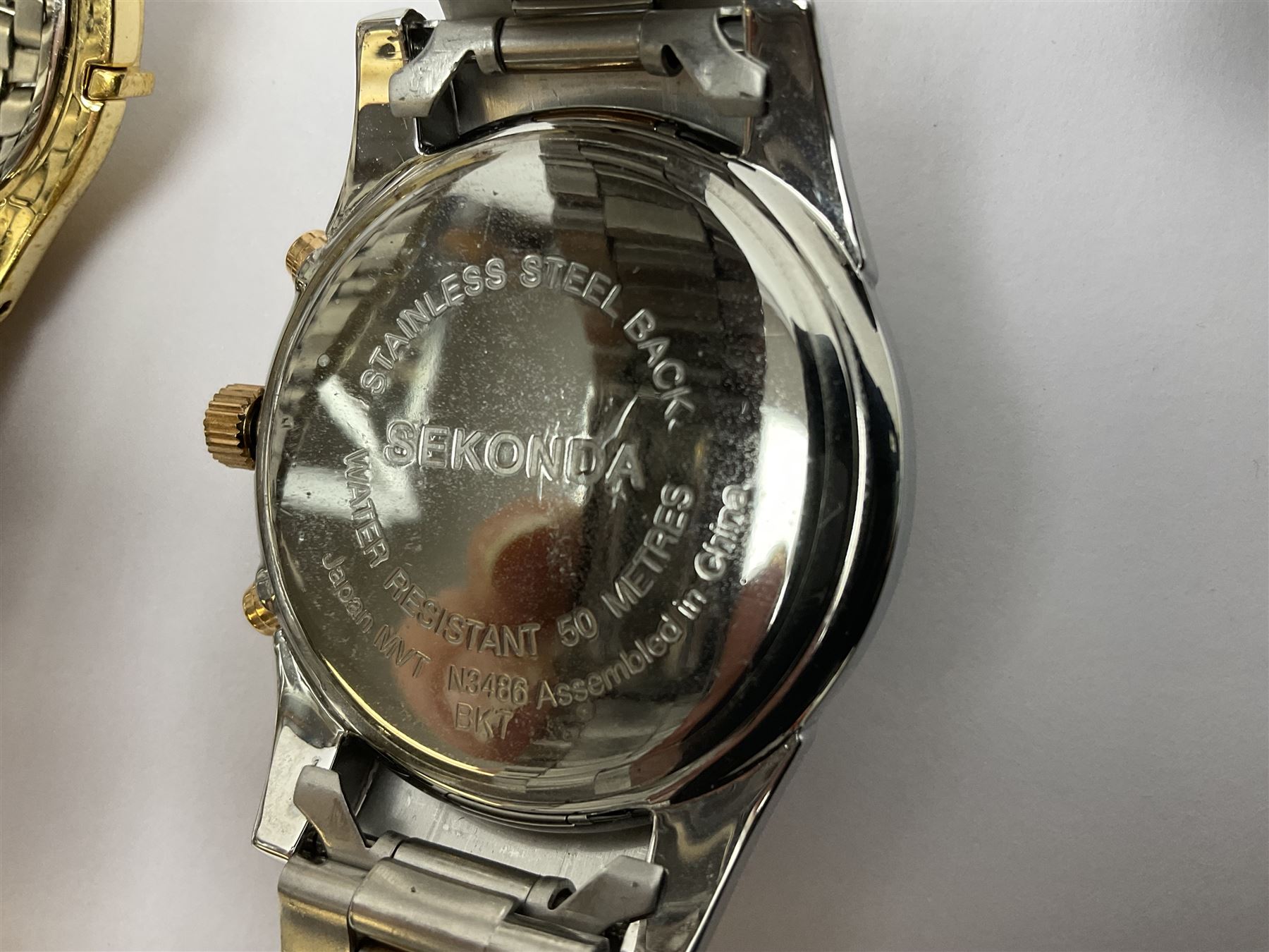 Seiko Chronograph Titanium 100M wristwatch - Image 6 of 12