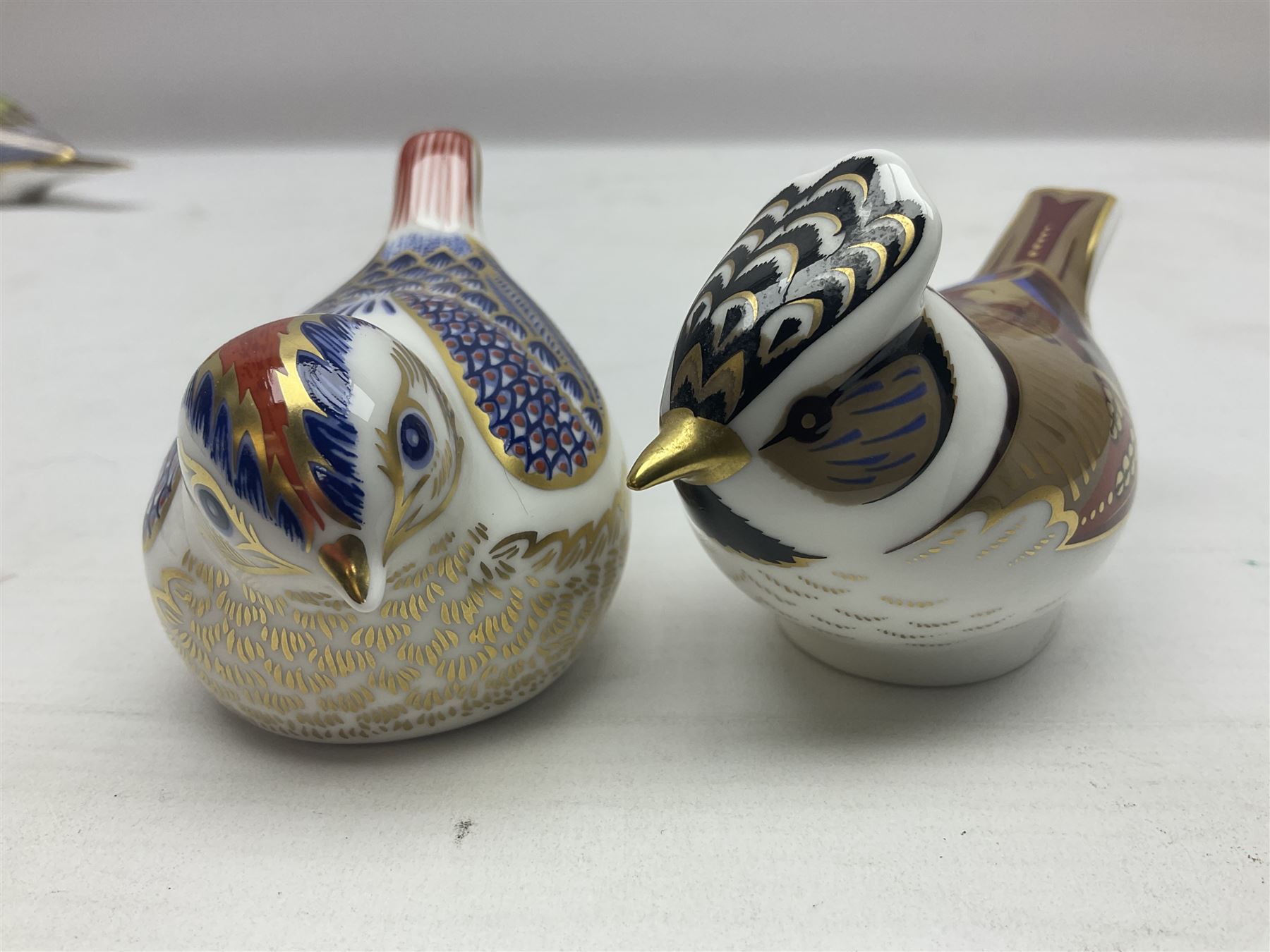 Six Royal Crown Derby paperweight birds - Image 5 of 10