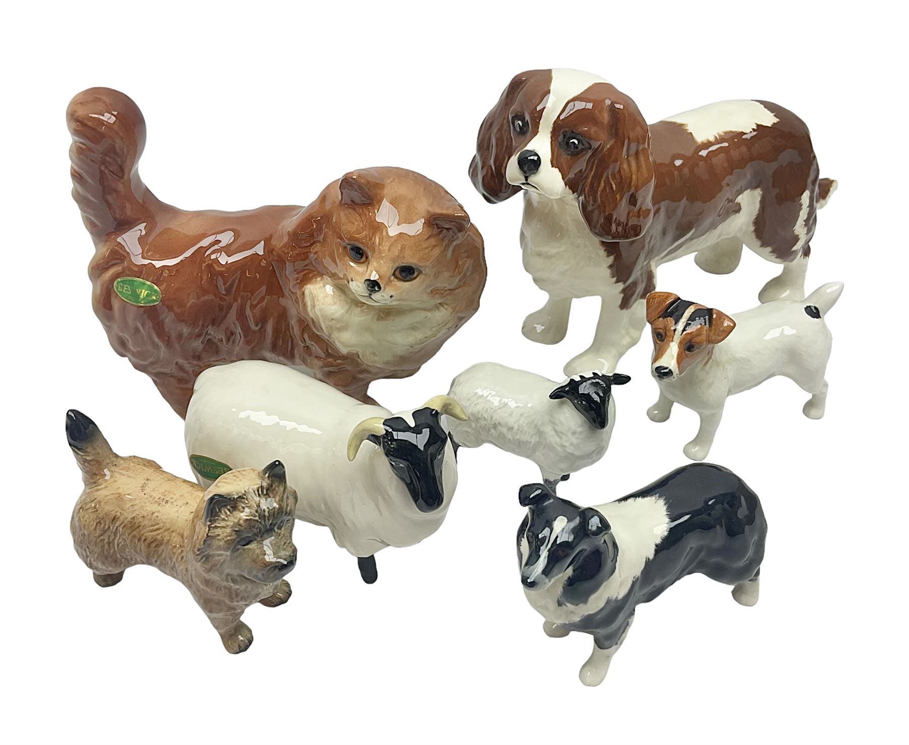 Seven Beswick figures