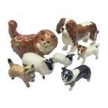 Seven Beswick figures