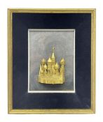 William Tolliday yellow metal study of a Russian Church