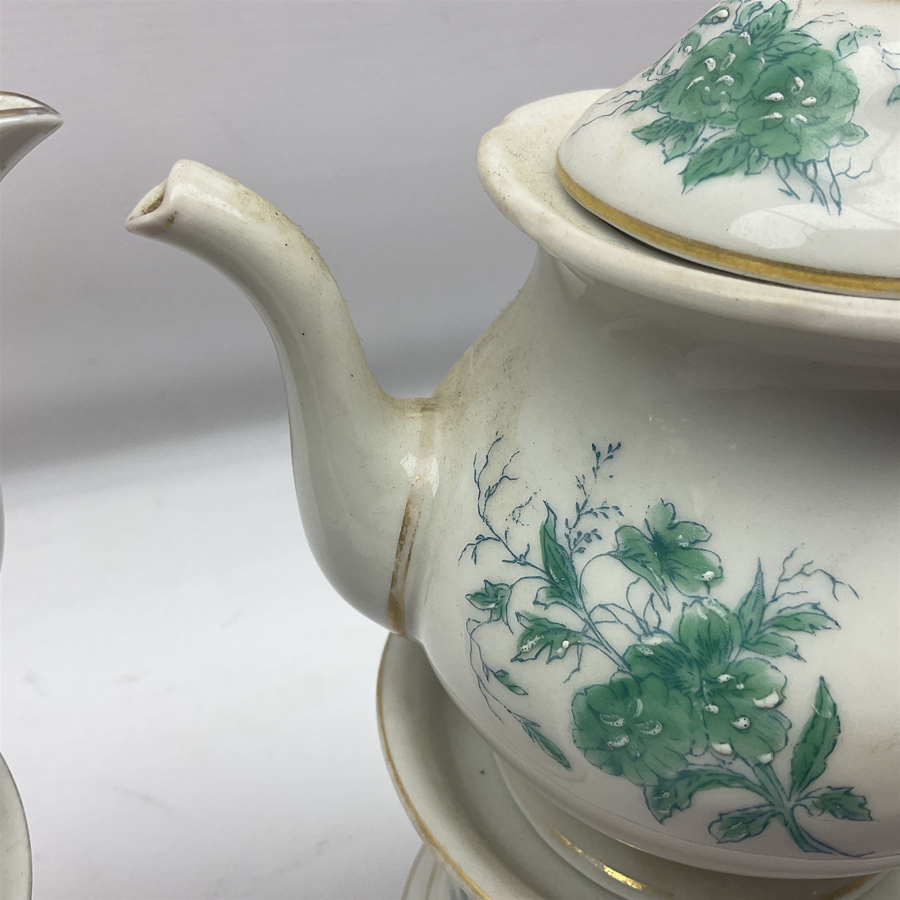 Two 19th century continental teapots and warmers - Image 12 of 25